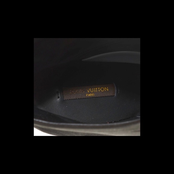LOUIS VUITTON Suede Eyeline Ankle Boots 37 Black - Picture 6 of 6